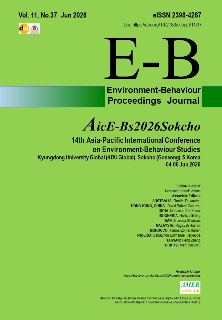 					View Vol. 11 No. 37 (2026): Jun. AicE-Bs2026Sokcho, Kyungdong University Global (KDU Global), Sokcho (Goseong), S.Korea 04-06 Jun 2026 (DRAFT)
				