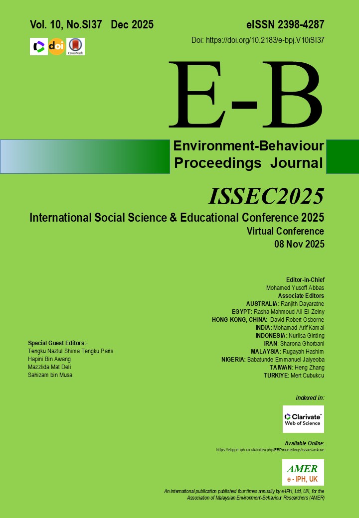 					View Vol. 10 No. SI37 (2025): Dec. International Social Science & Educational Conference 2025 (DRAFT)
				